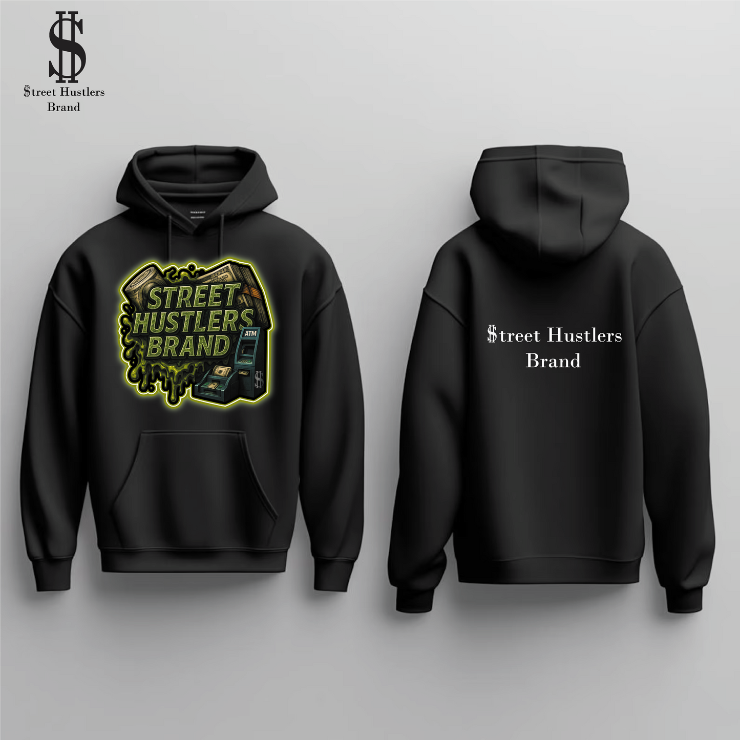 Shb green heavyweight hoody