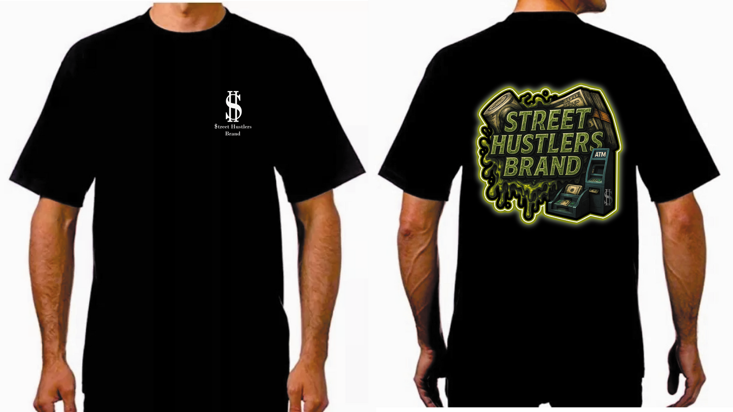 Shb pocket logo t shirt green money